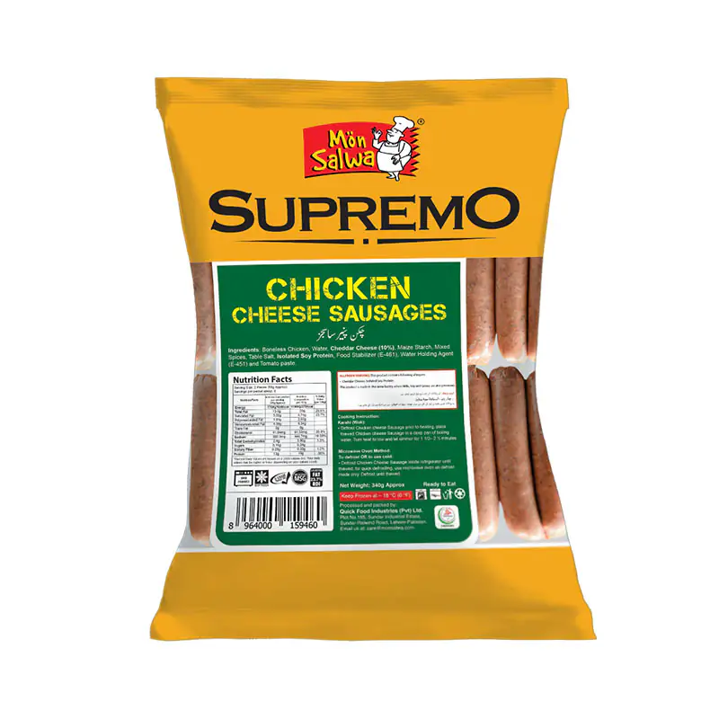 Chicken Cheese Frankfurters 340 gms