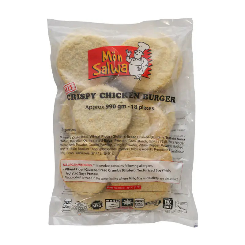 Crispy Chicken Burger (Poly Pack) 990 Grams