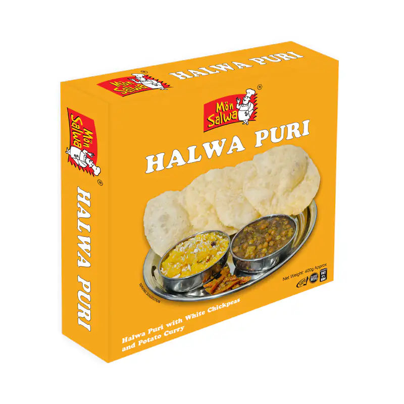 Halwa Puri and Curry 400 Grams