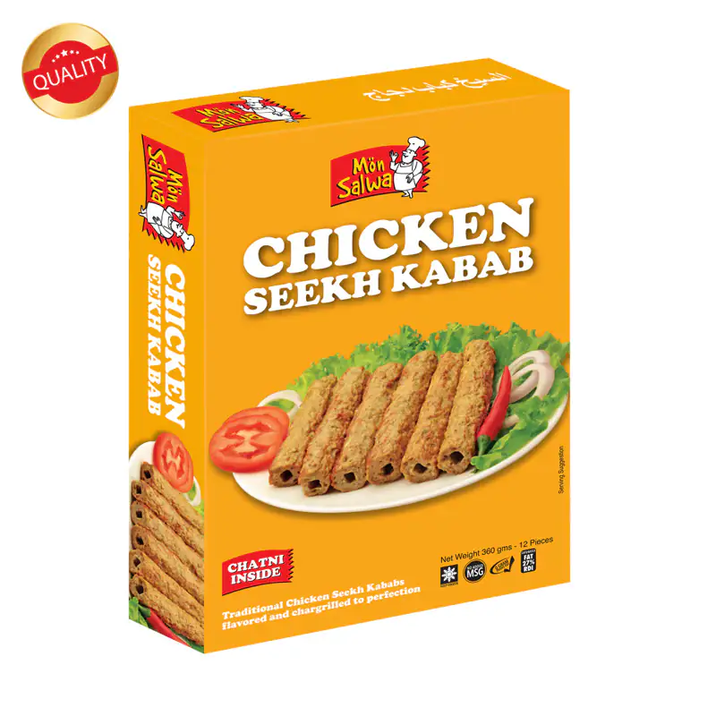 Chicken Seekh Kabab (Box) 360 gms